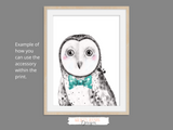 Woodland Animals - Set of 3- Nursery Print - Krafty Hands Designs
