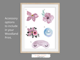 Woodland Animals - Set of 3- Nursery Print - Krafty Hands Designs