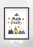 Man Cave - Print - Krafty Hands Designs