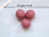 Felt Ball Garland - Pink Dusk - Krafty Hands Designs