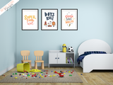 Cool Kid Series - Boys Rule - Set of 3 - Krafty Hands Designs