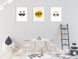 Scandinavian Animal's - Set of 3- Nursery Prints - Krafty Hands Designs