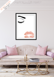 Beauty - Set of 3- Lashes, Lips and Crown  - Home - Print - Krafty Hands Designs