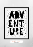 Scandinavian - Adventure - Set of 3- Nursery Prints - Krafty Hands Designs