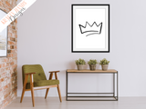 Beauty - Set of 3- Lashes, Lips and Crown  - Home - Print - Krafty Hands Designs