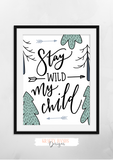 Cool Kid Series - Stay Wild - Set of 3 - Krafty Hands Designs
