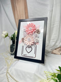 Paper Flowers In Frame - Pink Design