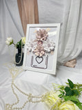 Paper Flowers In Frame - Rose Gold Design