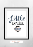 Little Explorer - Print - Krafty Hands Designs