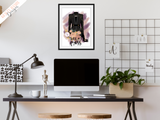 Like A Boss - Girl Boss Series - Home / Office Print - Krafty Hands Designs
