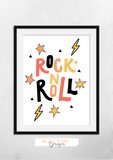 Rock n Roll - Print - Krafty Hands Designs