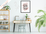 Eat Pray Bloom - Pink - Set - Home Print - Krafty Hands Designs
