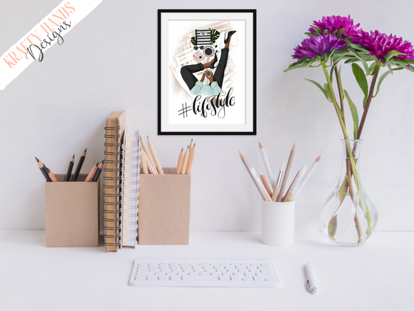 Lifestyle - Girl Boss Series - Home / Office Print - Krafty Hands Designs