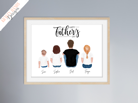 Father's Day - Family Sitting Print