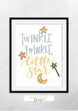 Twinkle Little Star - Print - Krafty Hands Designs