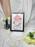Paper Flowers In Frame - Pink Design