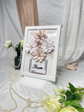 Paper Flowers In Frame - Rose Gold Design