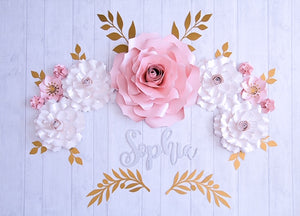 Elegant Paper Flower Set | Medium Paper Flower Set
