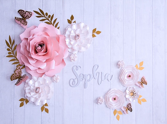 Elegant Paper Flower Set | Medium Paper Flower Set