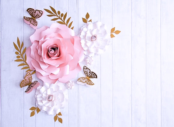Elegant Paper Flower Set | Small Paper Flower Set